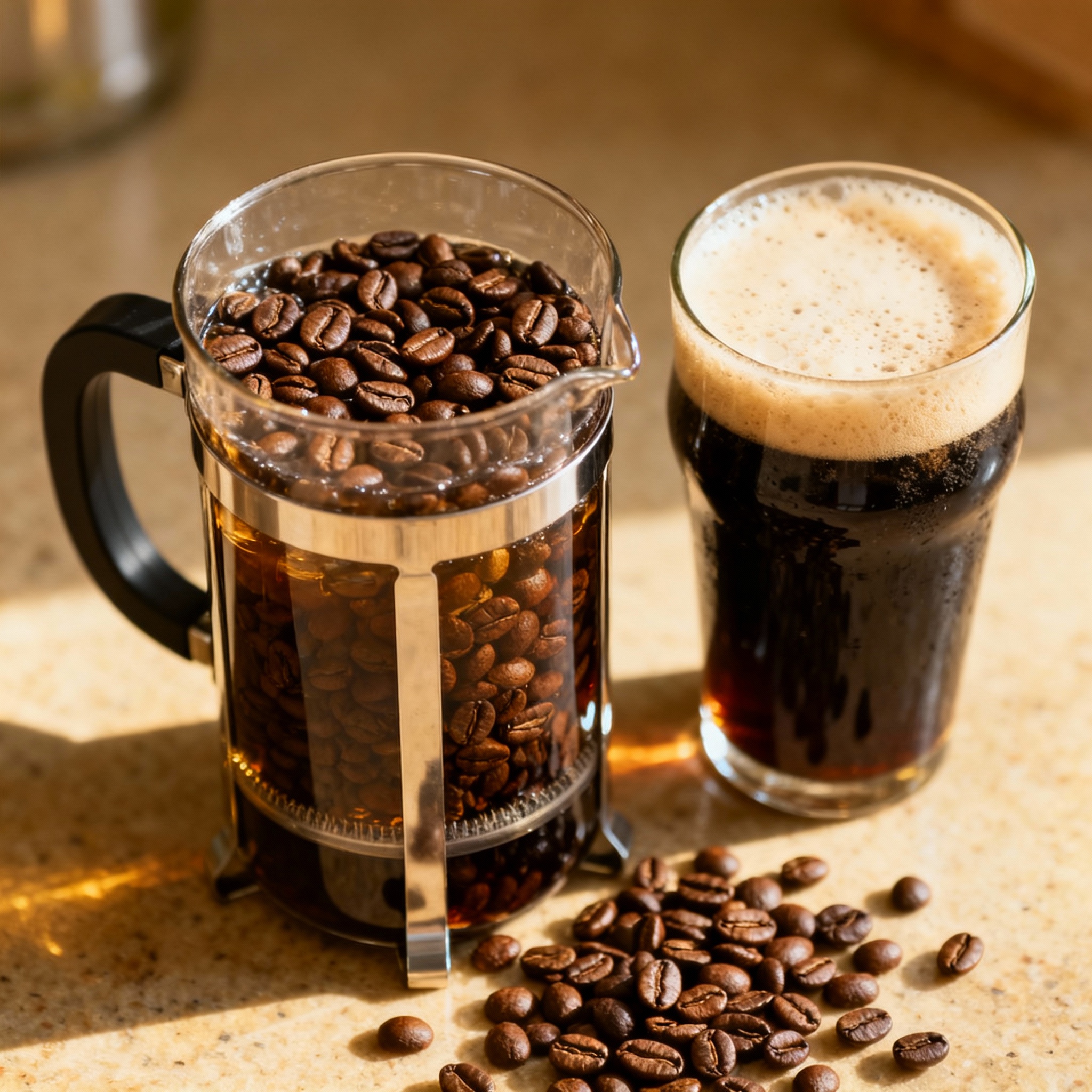 Brewing with Coffee: Beans, Brew, and timing.