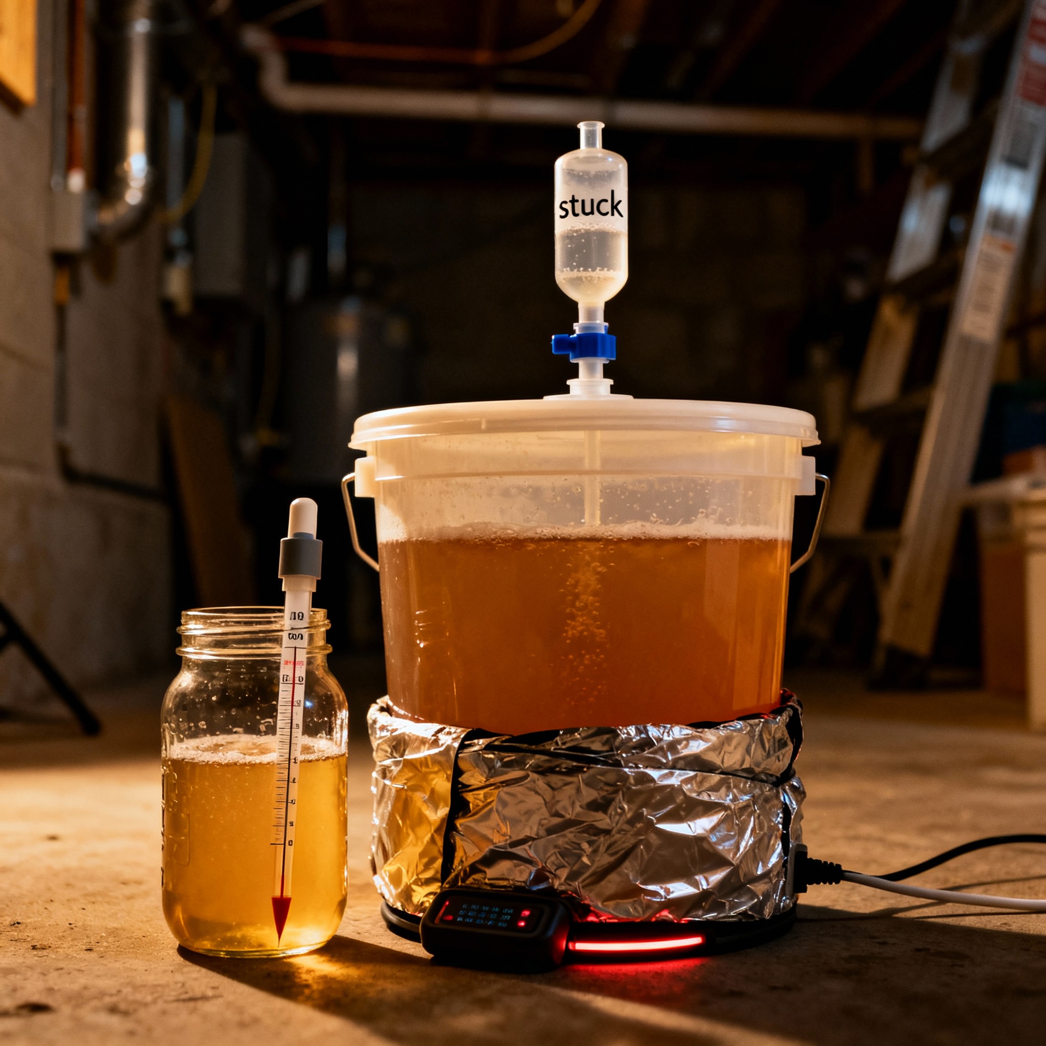 Is My Fermentation Stuck? A Troubleshooting Flowchart.